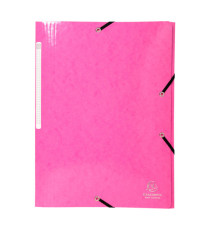 Cartella 3 lembi con elastico angolare Iderama - A4 - dorso 3,5cm - 10 colori assortiti - Exacompta