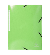 Cartella 3 lembi con elastico angolare Iderama - A4 - dorso 3,5cm - 10 colori assortiti - Exacompta