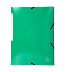 Cartella 3 lembi con elastico angolare Iderama - A4 - dorso 3,5cm - 10 colori assortiti - Exacompta