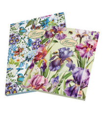 Cartella 3 lembi con elastico Nature Flowers - A4 - dorso piatto - fantasie assortite - Pigna