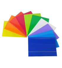 Cartella 3 lembi con elastico Queen - A4 - dorso variabile - cartone plastificato - colori assortiti - Starline