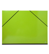 Cartella porta disegni con elastico angolare Iderama - 50 x 65 cm - cartoncino plastificato - colori assortiti - Exacomp