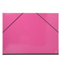 Cartella porta disegni con elastico angolare Iderama - 50 x 65 cm - cartoncino plastificato - colori assortiti - Exacomp