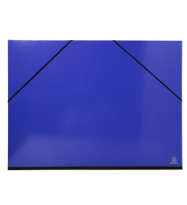 Cartella porta disegni con elastico angolare Iderama - 50 x 65 cm - cartoncino plastificato - colori assortiti - Exacomp