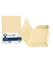 Cartellina 3 lembi Acqua - 200 gr - A4 - cartoncino bristol - camoscio - Favini - conf. 25 pezzi