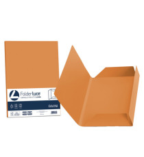 Cartellina 3 lembi Luce - 200 gr - A4 - cartoncino bristol - arancio - Favini - conf. 25 pezzi