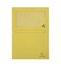 Cartellina a L con finestra Forever - 130g - A4 - colori assortiti - Exacompta - conf. 10 pezzi