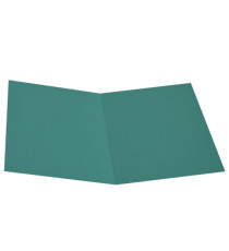Cartellina semplice - 145 gr - 25 x 34 cm - verde - cartoncino manilla - Cartotecnica del Garda - conf. 100 pezzi