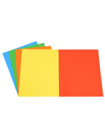 Cartellina semplice - 200 gr - A4 - cartoncino bristol - 5 colori assortiti - Starline - conf. 50 pezzi