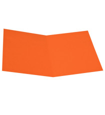 Cartellina semplice - 200 gr - A4 - cartoncino bristol - arancio - Starline - conf. 50 pezzi