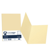 Cartellina semplice Acqua - 200 gr - A4 - camoscio - cartoncino bristol - Favini - conf. 50 pezzi