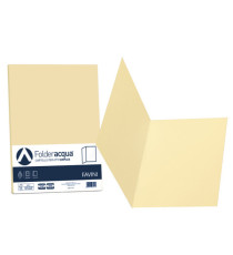 Cartellina semplice Acqua - 200 gr - A4 - camoscio - cartoncino bristol - Favini - conf. 50 pezzi