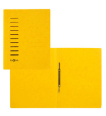 Cartellina semplice con pressino- 265 gr - A4 - cartone pressato - giallo - Pagna