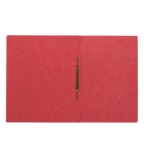 Cartellina semplice con pressino- 265 gr - A4 - cartone pressato - rosso - Pagna