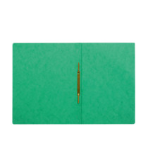 Cartellina semplice con pressino- 265 gr - A4 - cartone pressato - verde - Pagna