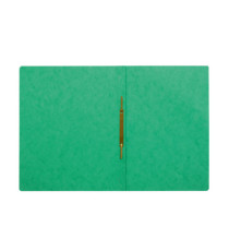 Cartellina semplice con pressino- 265 gr - A4 - cartone pressato - verde - Pagna