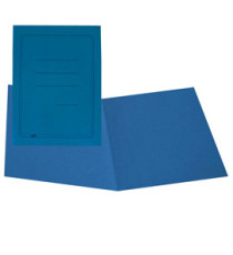 Cartellina semplice con stampa - 145 gr - 25 x 34 cm - azzurro - cartoncino manilla - Cartotecnica del Garda - conf. 100