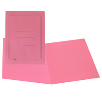 Cartellina semplice con stampa - 145 gr - 25 x 34 cm - rosa - cartoncino manilla - Cartotecnica del Garda - conf. 100 pe