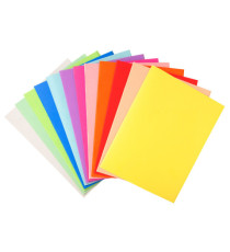 Cartellina semplice Forever - 220 gr - A4 - cartoncino in fibre riciclate - mix 10 colori - Exacompta - conf. 100 pezzi