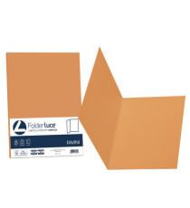 Cartellina semplice Luce - 200 gr - A4 - arancio - cartoncino bristol - Favini - conf. 50 pezzi