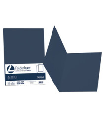 Cartellina semplice Luce - 200 gr - A4 - blu cobalto - cartoncino bristol - Favini - conf. 50 pezzi