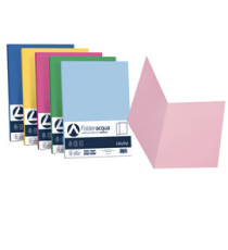 Cartellina semplice Luce - 200 gr - A4 - mix 5 colori - cartoncino bristol - Favini - conf. 50 pezzi