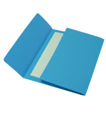 Cartelline a busta - 200 gr - 26 x 34 cm - cartoncino bristol - azzurro - Cartotecnica del Garda - conf. 25 pezzi