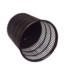 Cestino gettacarte - traforato - altezza 31,5 cm - diametro 30 cm - 15 L - nero - Methodo