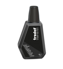 Inchiostro 7011 per timbro in gomma - 28 ml - nero - Trodat