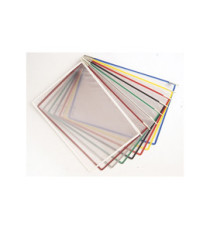 Tasche di ricambio - per leggio T Technic - A4 - colori assortiti - Djois - conf. 10 pezzi