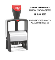 Timbro Datario Classic Line 2660 - autoinchiostrante - 37 x 58 mm - 7 righe - Colop