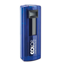 Timbro Pocket Stamp Plus 30 - 18 x 47 mm - 5 righe - autoinchiostrante - blu indaco- Colop