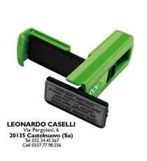 Timbro Pocket Stamp Plus 30 - 18 x 47 mm - 5 righe - autoinchiostrante - verde - Colop