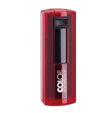 Timbro Pocket Stamp Plus 40 - 23 x 59 mm - 6 righe - autoinchiostrante - rosso rubino - Colop