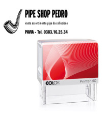 Timbro Printer 40 - 23 x 59 mm - 6 righe - autoinchiostrante - nero - Colop