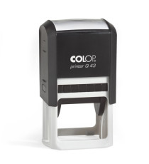 Timbro Printer Q 43 - 43 x 43 mm - 8 righe - quadrato - autoinchiostrante - nero - Colop