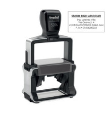 Timbro Professional 5203 - personalizzabile - 49 x 28 mm - 7 righe - autoinchiostrante - Trodat