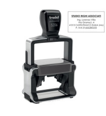 Timbro Professional 5206 - personalizzabile - 56 x 33 mm - 8 righe - autoinchiostrante - Trodat