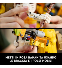 Lego Fortnite - Bananita sbucciata - Lego 77072 on Lancia-Vernice, Piccone e Supporto Anni 18+ 1414pz