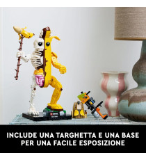 Lego Fortnite - Bananita sbucciata - Lego 77072 on Lancia-Vernice, Piccone e Supporto Anni 18+ 1414pz