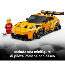 Lego Speed Champions - Super car Porsche 911 GT3 RS - Lego 77239 con Minifigure del Pilota Anni 9+ 348pz