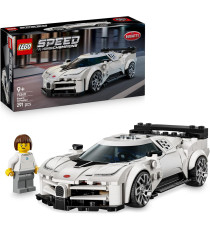 Lego Speed Champions - Hyper Sports Car Bugatti Centodieci - Lego 77240 con Minifigure del Pilota Anni 9+ 291pz