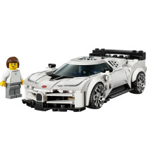 Lego Speed Champions - Hyper Sports Car Bugatti Centodieci - Lego 77240 con Minifigure del Pilota Anni 9+ 291pz