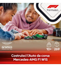 Lego Speed Champions - Auto da corsa Aston Martin Aramco F1® AMR24 - Lego 77245 con Minifigure del Pilota Anni 10+ 269pz