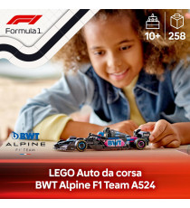 Lego Speed Champions - Auto da corsa BWT Alpine F1® Team A524 - Lego 77248 con Minifigure del Pilota Anni 10+ 258pz