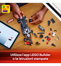 Lego Speed Champions - Auto da corsa MoneyGram Haas F1® Team VF-24 - Lego 77250 con Minifigure del Pilota Anni 10+ 242pz