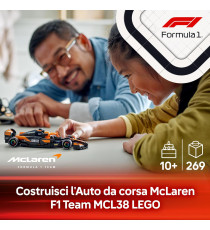 Lego Speed Champions - Auto da corsa McLaren F1® Team MCL38 - Lego 77251 con Minifigure del Pilota Anni 10+ 269pz