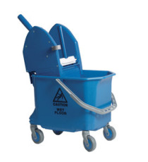 Carrello per pulizie Mono Pro18 - monovasca- 18 L - 29 x 40 x 76 cm - blu - Taxon