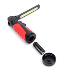 Torcia da lavoro Aigostar 3W 200 lumen 6500K luce fredda, a batteria Illuminazione anteriore e superiore 29xH5cm IP44