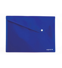 Busta con bottone - 33 x 24,5 cm - PP - colori assortiti - Colorosa - conf. 6 pezzi